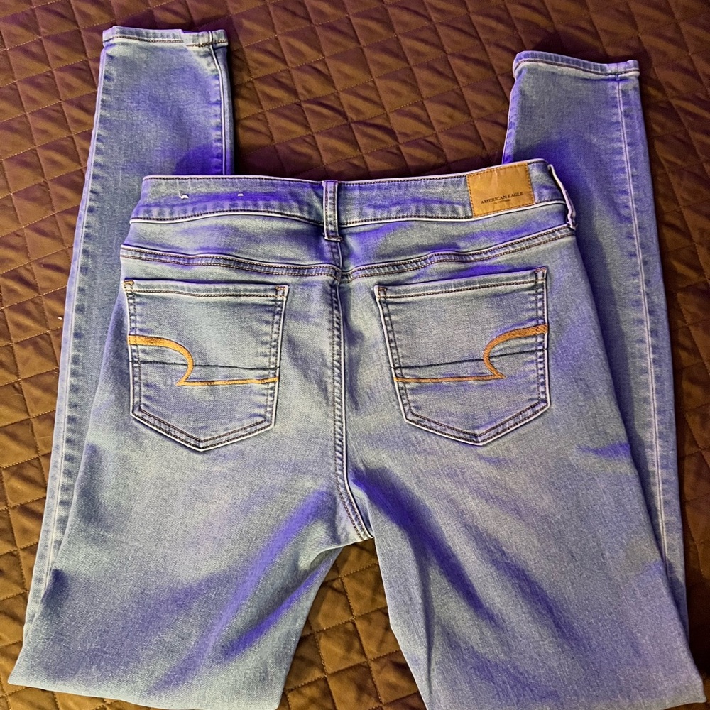 American Eagle Outfitters Light Blue Skinny Jeans